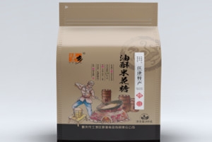 柠檬APP包装：漂亮的米花糖包装袋大气上档次